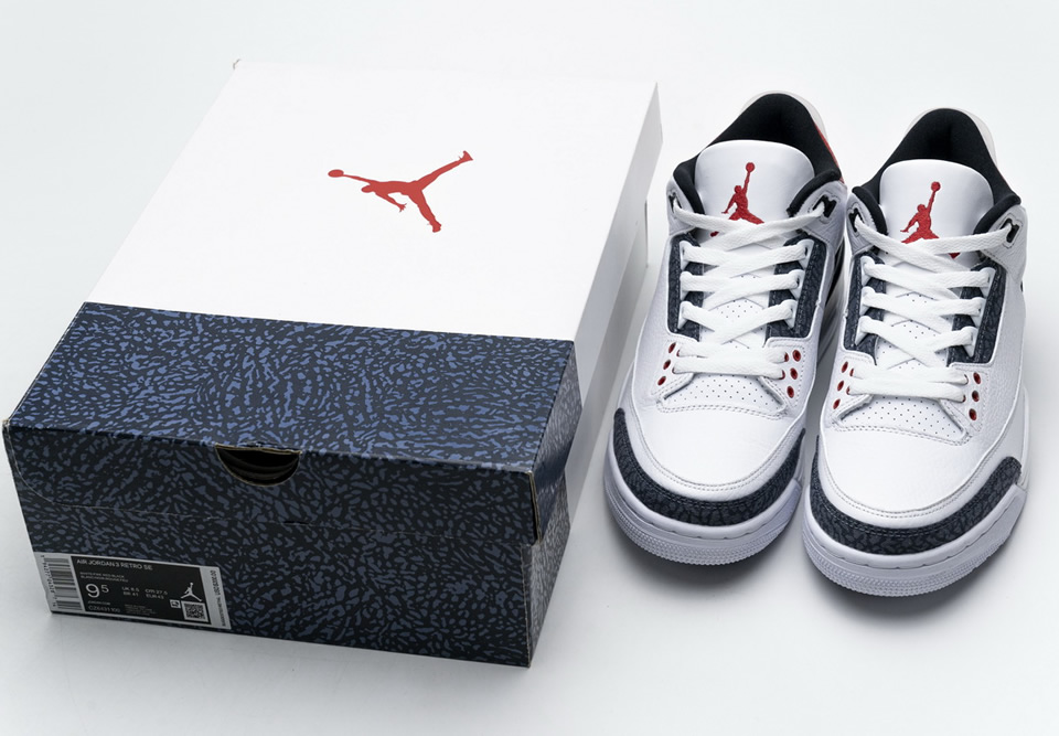 Nike Air Jordan 3 Retro Fire Red Denim Cz6431 100 4 - www.kickbulk.cc