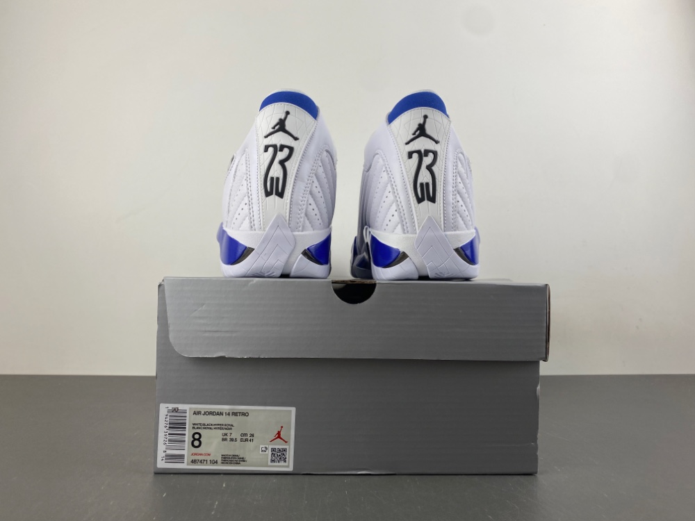 Air Jordan 14 Retro Hyper Royal 487471 104 15 - www.kickbulk.cc