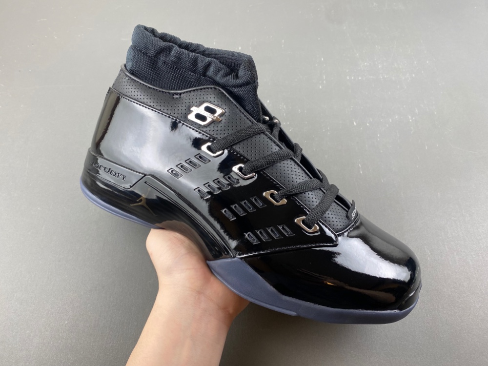 Air Jordan 17 Low Black Patent Iv7640 001 11 - www.kickbulk.cc