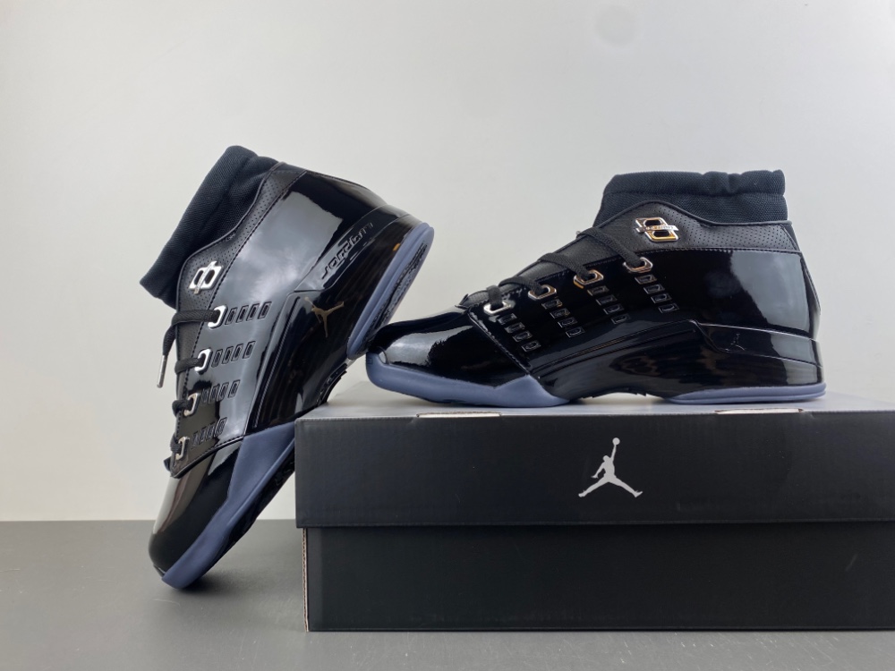 Air Jordan 17 Low Black Patent Iv7640 001 13 - www.kickbulk.cc