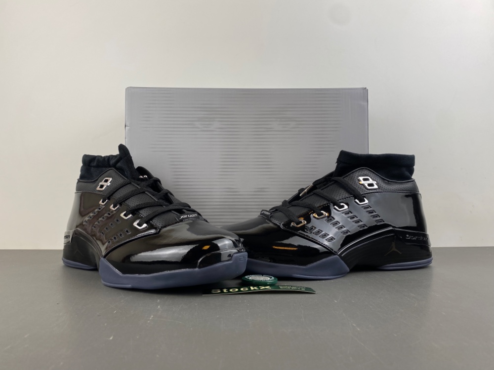 Air Jordan 17 Low Black Patent Iv7640 001 14 - www.kickbulk.cc