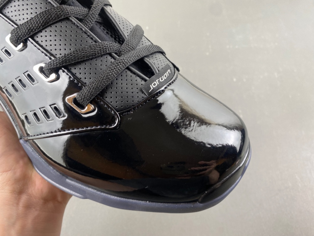 Air Jordan 17 Low Black Patent Iv7640 001 19 - www.kickbulk.cc