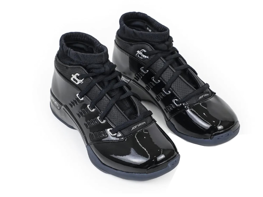 Air Jordan 17 Low Black Patent Iv7640 001 3 - www.kickbulk.cc