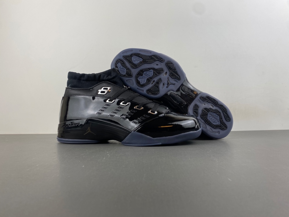 Air Jordan 17 Low Black Patent Iv7640 001 8 - www.kickbulk.cc