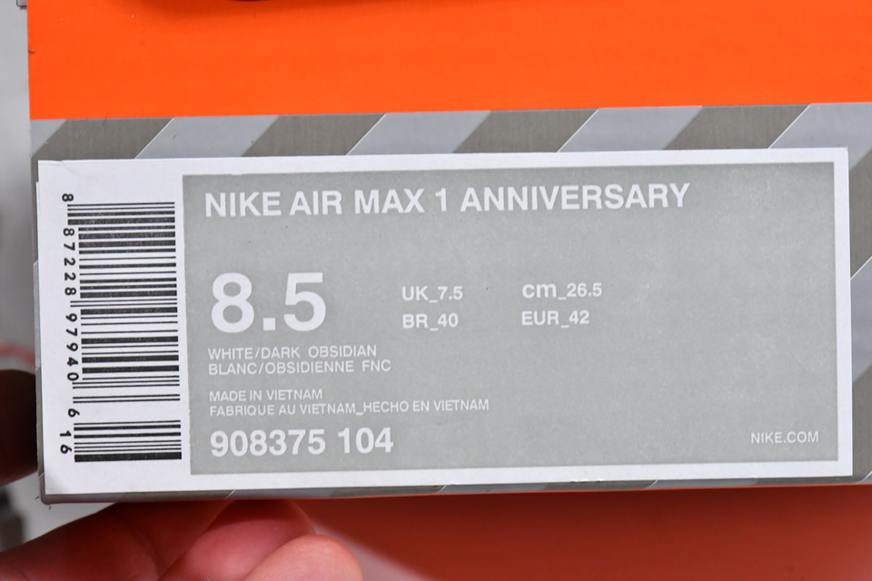 Nike Air Max 1 Og Anniversary Obsidian 908375 104 20 - www.kickbulk.cc