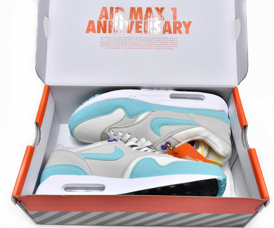 Nike Air Max 1 Og Anniversary Aqua 908375 105 8 - www.kickbulk.cc