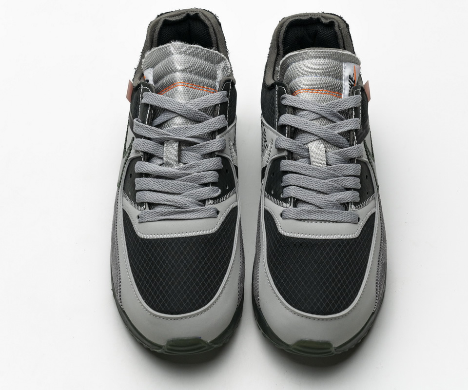 Off White Nike Air Max 90 Grey 2 - www.kickbulk.cc