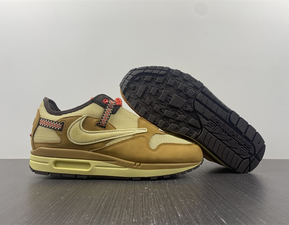 Travis Scott Nike Air Max 1 Wheat Do9392 701 Kickbulk Sneaker 8 - www.kickbulk.cc