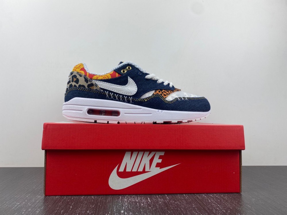 Air Max 1 Premium Denim Leopard Fj4452 432 14 - www.kickbulk.cc