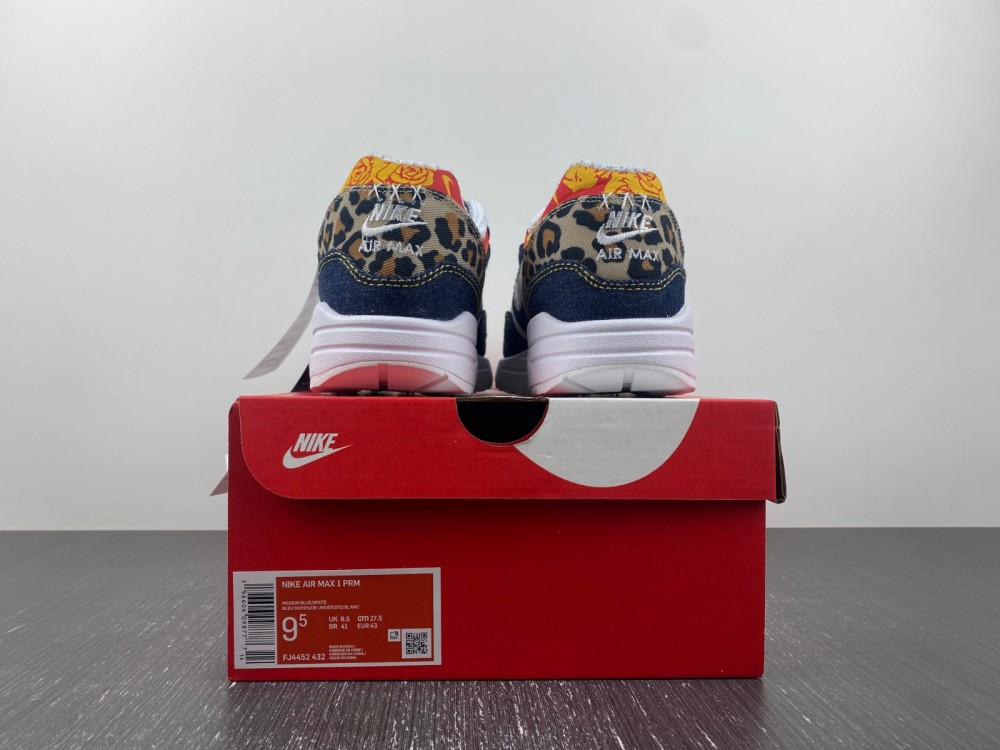 Air Max 1 Premium Denim Leopard Fj4452 432 15 - www.kickbulk.cc