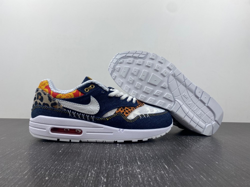 Air Max 1 Premium Denim Leopard Fj4452 432 9 - www.kickbulk.cc