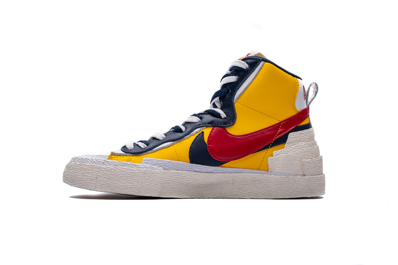 Sacai X Nike Blazer Mid Maize Navy Bv0072 700 10 - www.kickbulk.cc