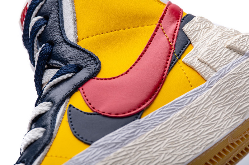 Sacai X Nike Blazer Mid Maize Navy Bv0072 700 21 - www.kickbulk.cc