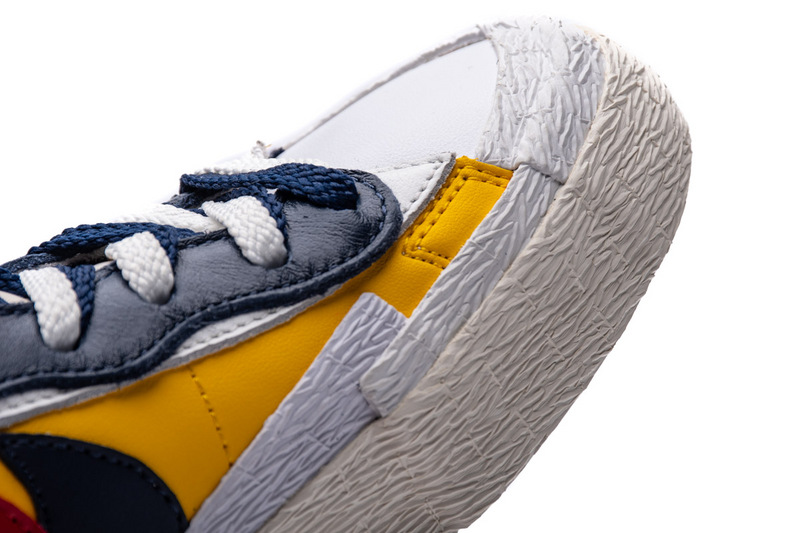 Sacai X Nike Blazer Mid Maize Navy Bv0072 700 24 - www.kickbulk.cc