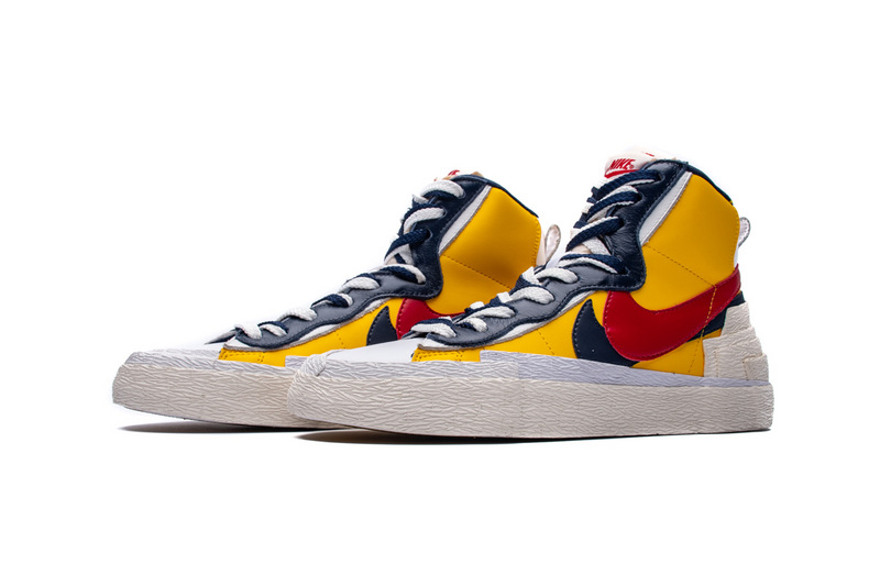 Sacai X Nike Blazer Mid Maize Navy Bv0072 700 9 - www.kickbulk.cc