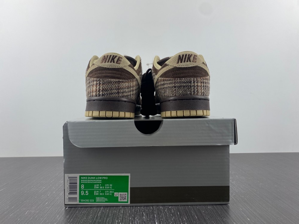 Nike Dunk Low Pro Sb Tweed 304292 223 9 - www.kickbulk.cc