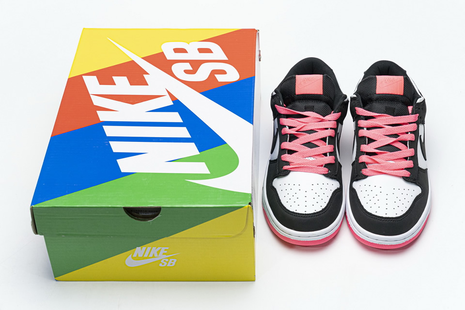 Nike Dunk Low Pro Se Black White Peach 317813 100 4 - www.kickbulk.cc