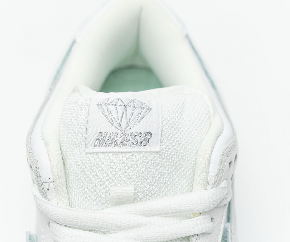 Nike Sb Dunk Low Pro Og Qs Diamond Supply White Bv1310 100 10 - www.kickbulk.cc