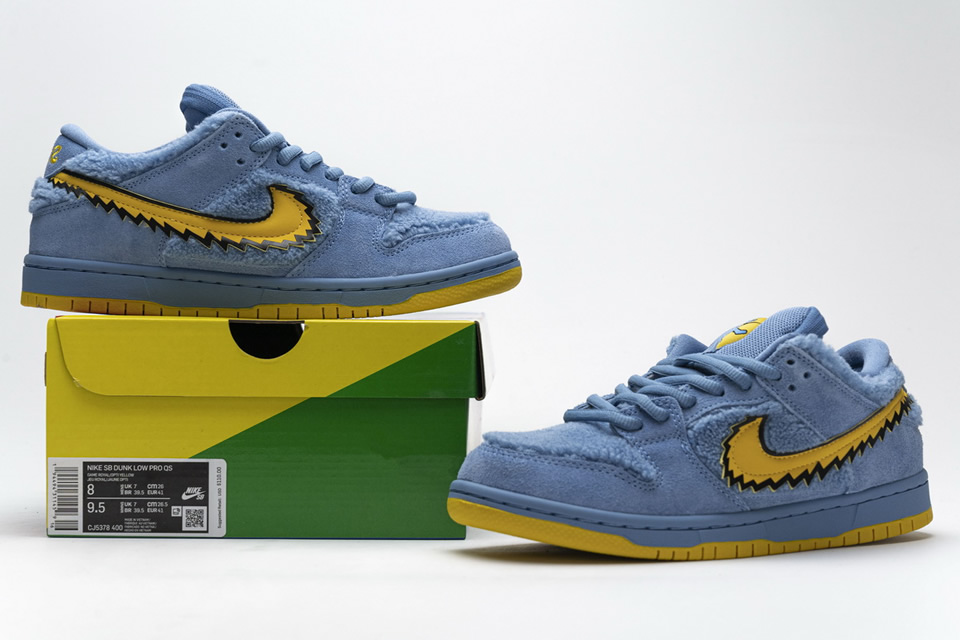 Grateful Dead Nike Sb Dunk Low Pro Qs Blue Bear Cj5378 400 3 - www.kickbulk.cc