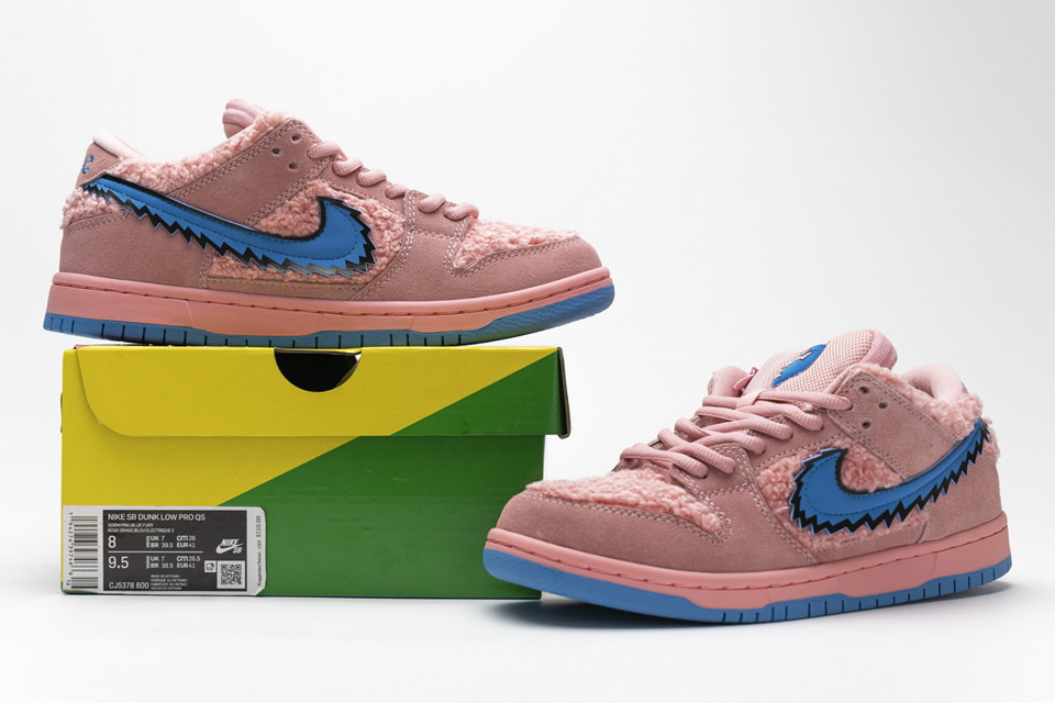 Grateful Dead Nike Sb Dunk Low Pro Qs Pink Bear Cj5378 600 3 - www.kickbulk.cc