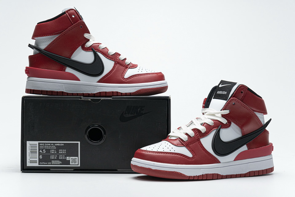 Ambush Nike Dunk High Varsity Red Black White Cu7544 102 3 - www.kickbulk.cc