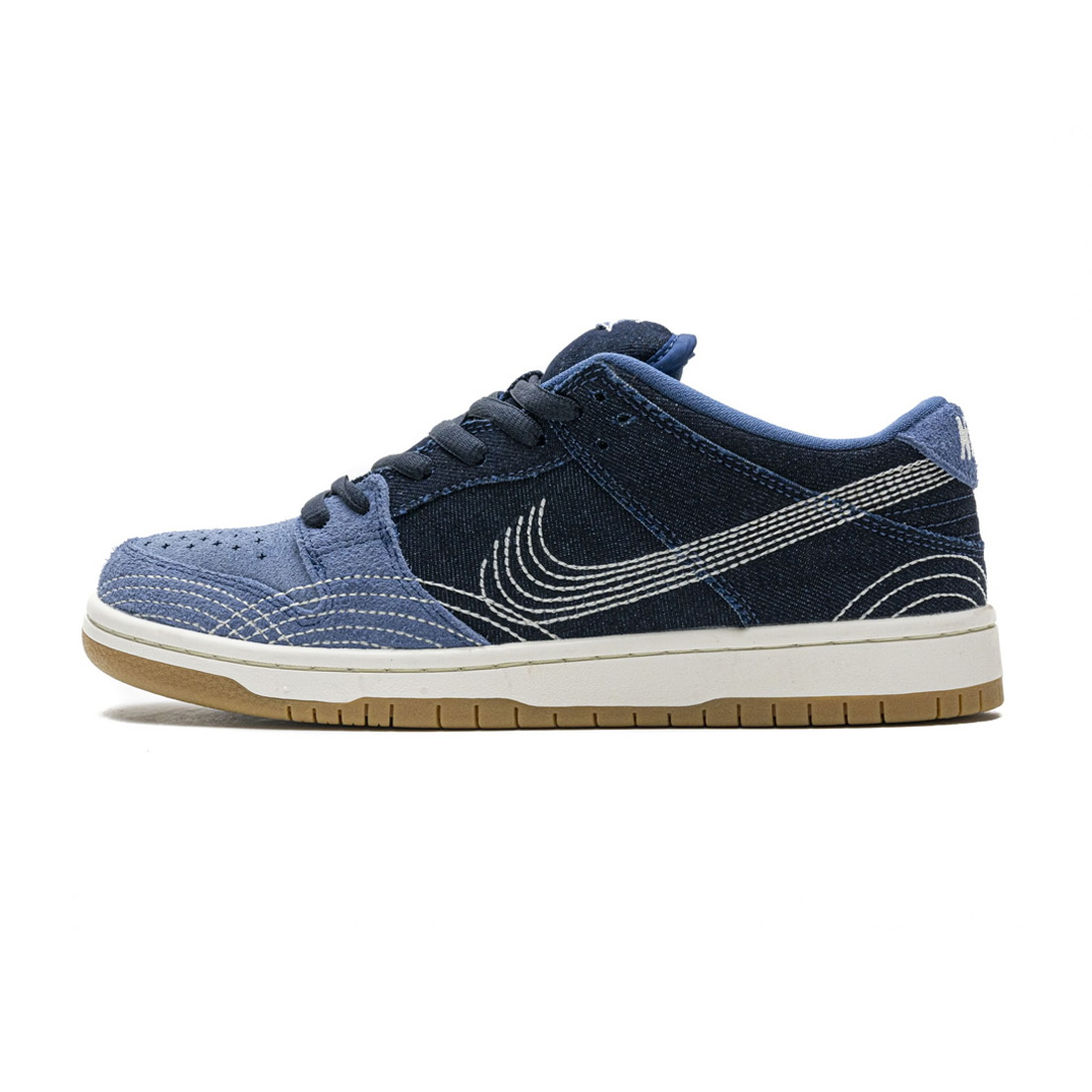 Nike Sb Dunk Low Sashiko Denim Gum Cv0316 400 1 - www.kickbulk.cc