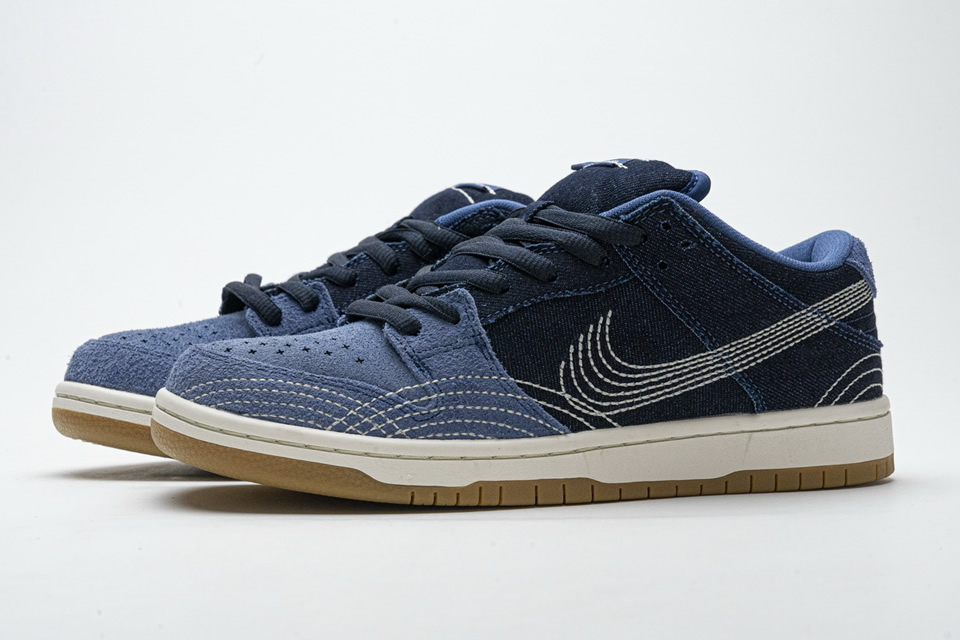 Nike Sb Dunk Low Sashiko Denim Gum Cv0316 400 10 - www.kickbulk.cc