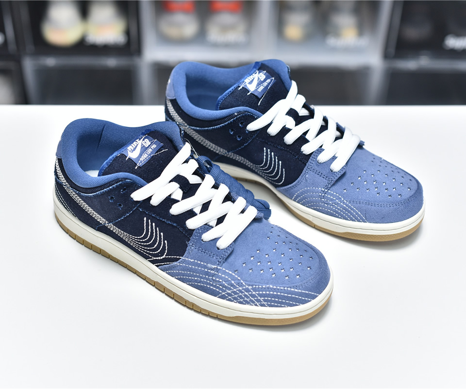 Nike Sb Dunk Low Sashiko Denim Gum Cv0316 400 2 - www.kickbulk.cc