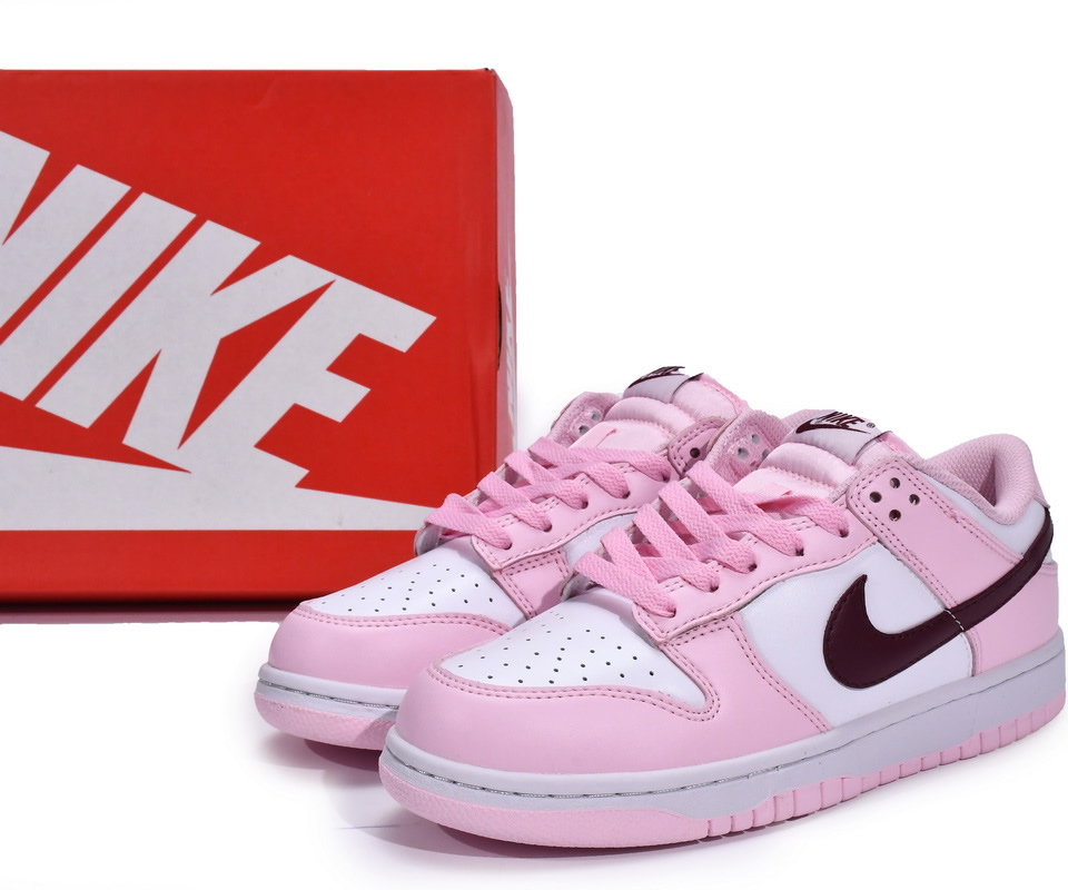 Nike Dunk Low Gs Pink Foam Cw1590 601 2 - www.kickbulk.cc