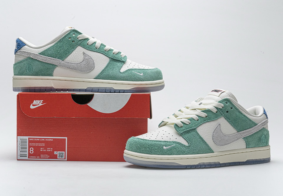 Kasina Nike Dunk Low Neptune Green Cz6501 101 8 - www.kickbulk.cc