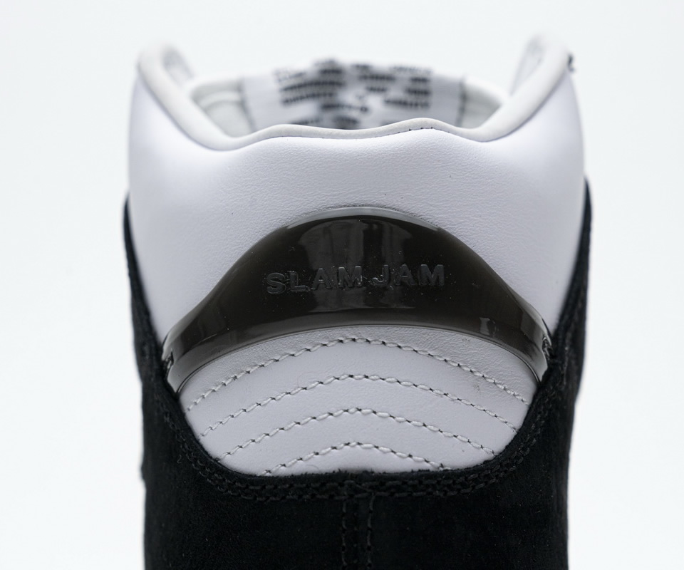 Slam Jam Nike Sb Dunk High Black White Da1639 101 17 - www.kickbulk.cc