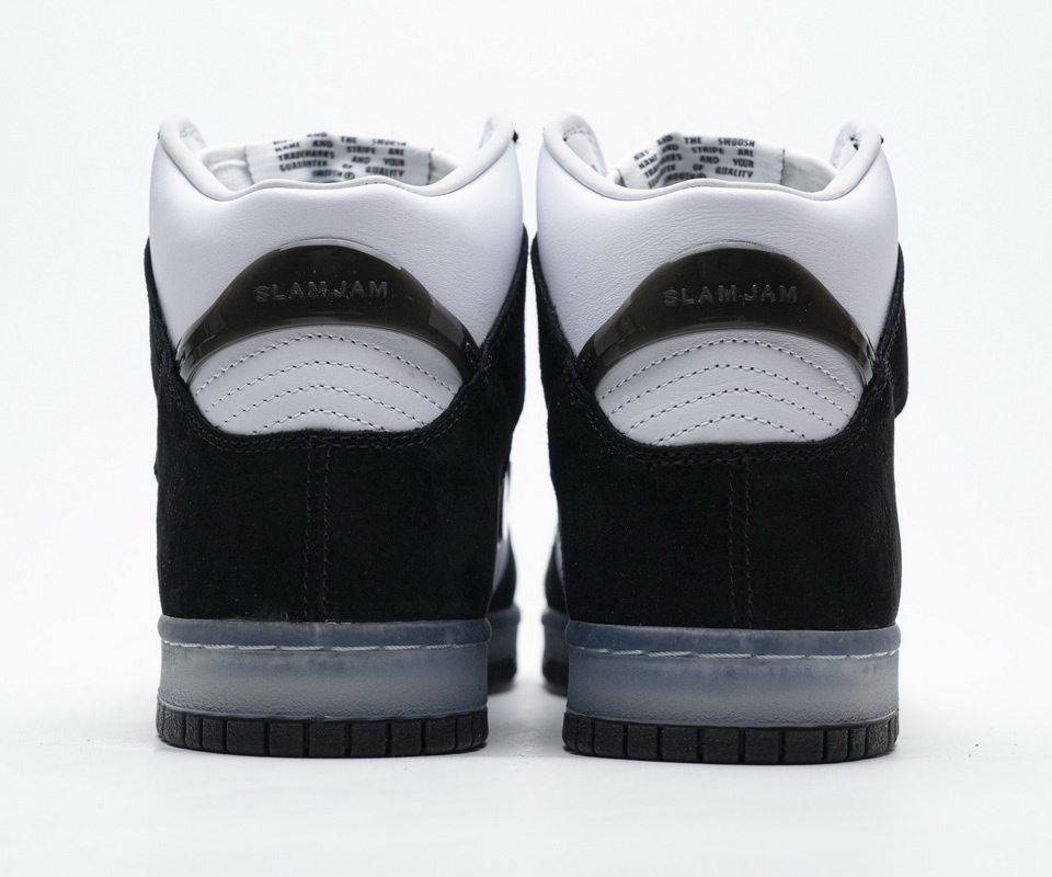 Slam Jam Nike Sb Dunk High Black White Da1639 101 7 - www.kickbulk.cc