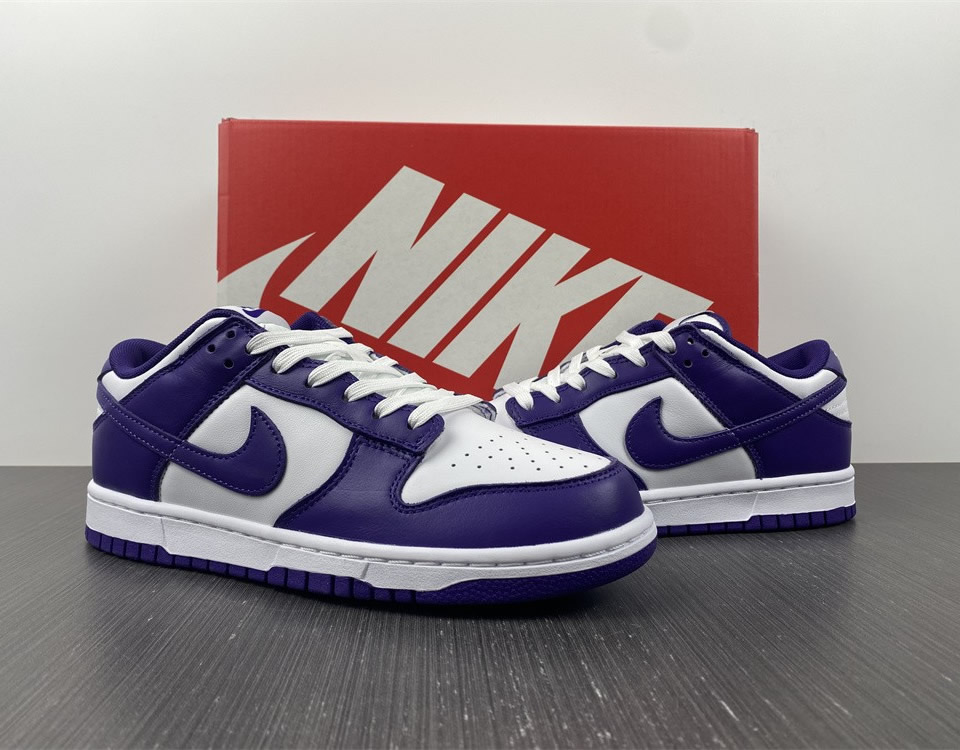 Nike Dunk Low Championship Purple Dd1391 104 10 - www.kickbulk.cc