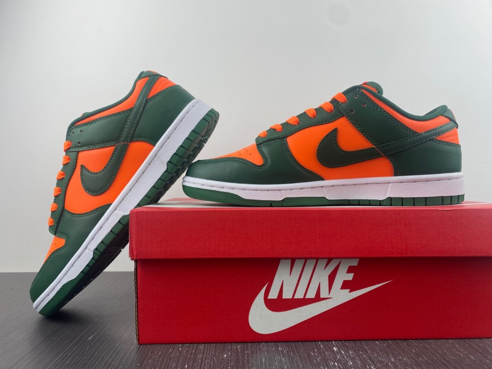 Nike Dunk Low Miami Hurricanes Dd1391 300 11 - www.kickbulk.cc