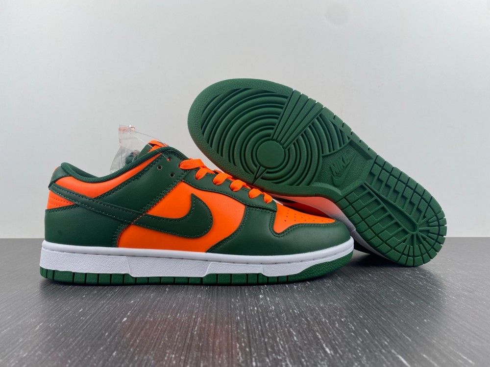 Nike Dunk Low Miami Hurricanes Dd1391 300 9 - www.kickbulk.cc