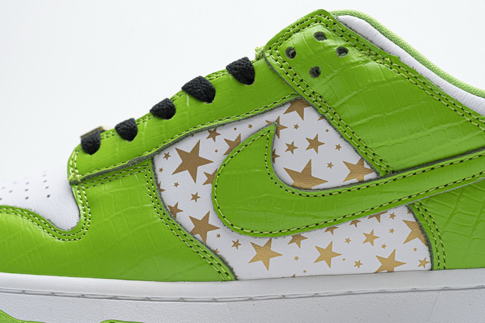 Supreme X Nike Sb Dunk Low Green Stars Dh3228 101 12 - www.kickbulk.cc