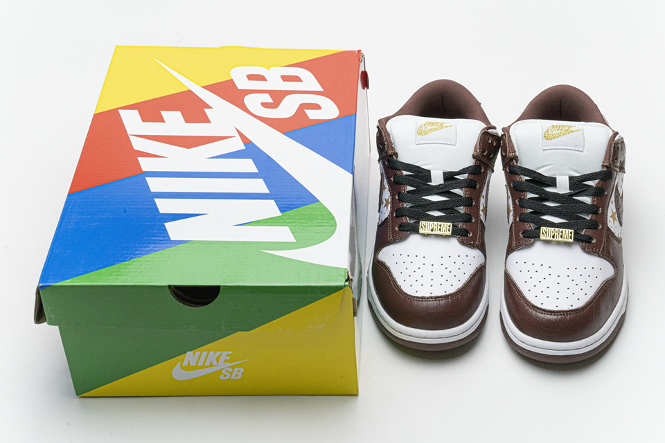 Supreme Nike Sb Dunk Low Brown Stars Dh3228 103 5 - www.kickbulk.cc