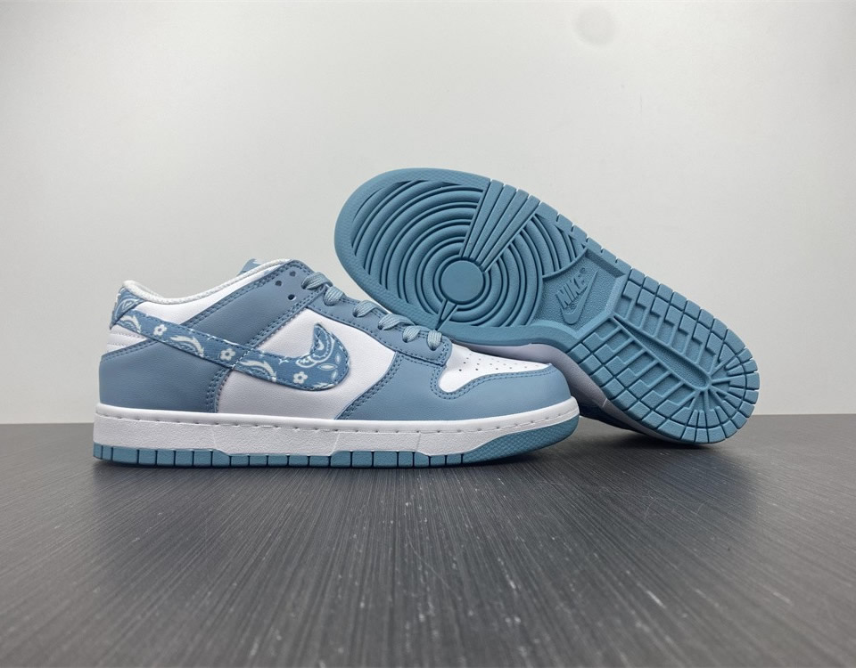 Nike Dunk Low Blue Paisley Dh4401 101 8 - www.kickbulk.cc