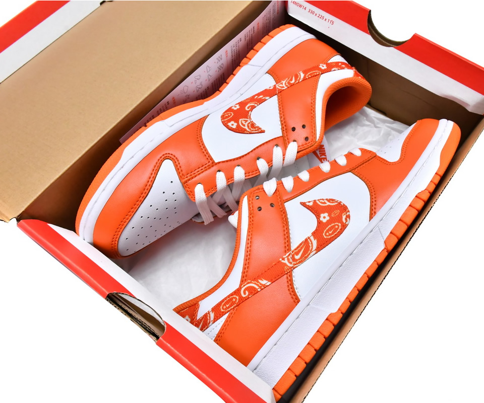 Nike Dunk Low Orange Paisley Wmns Dh4401 103 9 - www.kickbulk.cc