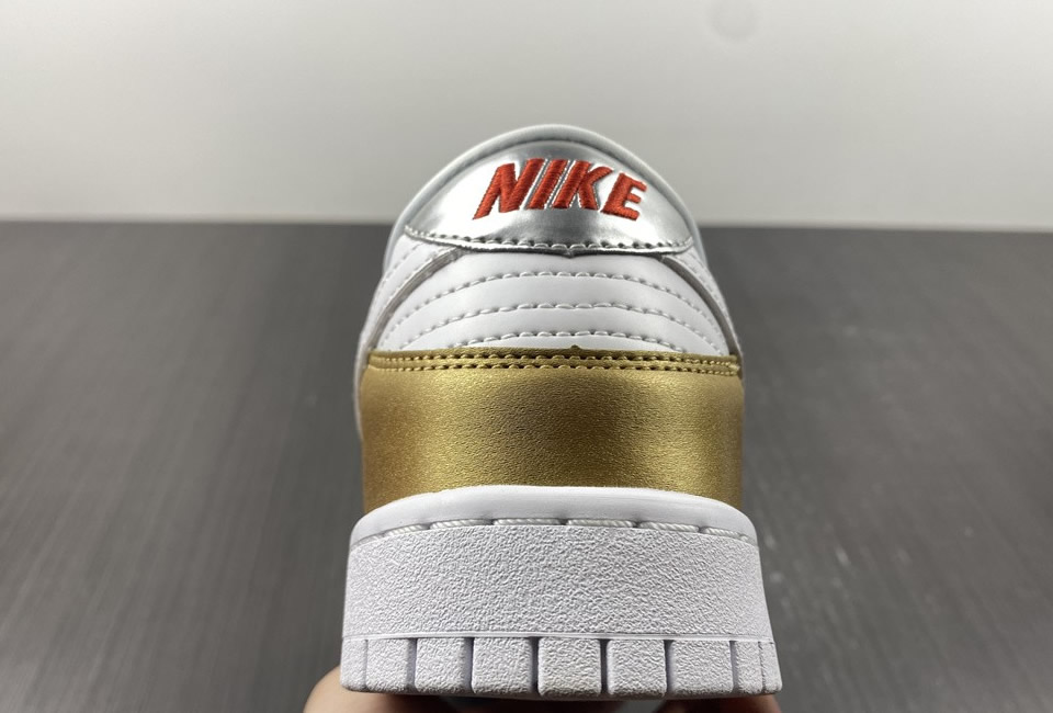 Nike Dunk Low Se Silver Gold Metallic Wmns Dh4403 700 16 - www.kickbulk.cc