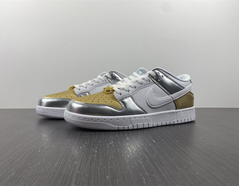 Nike Dunk Low Se Silver Gold Metallic Wmns Dh4403 700 7 - www.kickbulk.cc