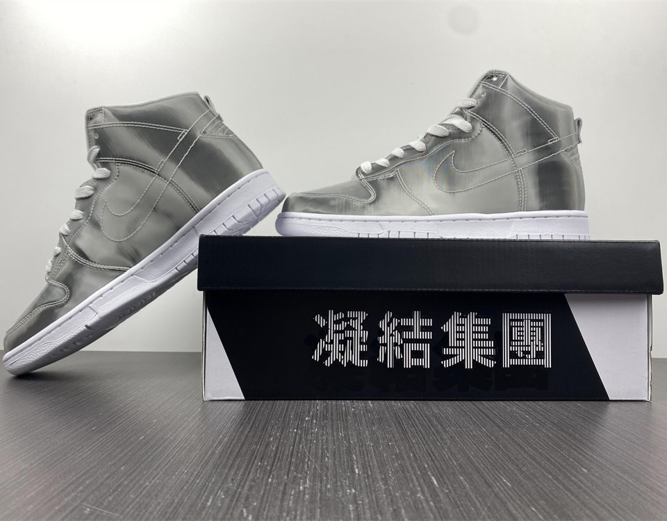 Nike Clot Dunk High Silver Metallic Dh4444 900 10 - www.kickbulk.cc