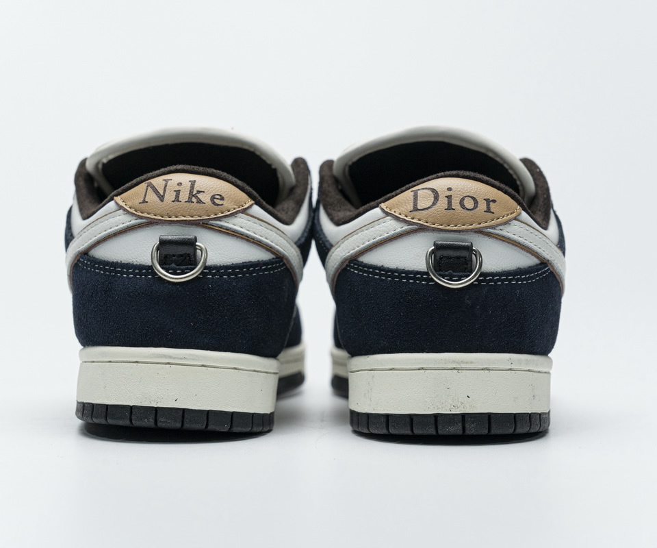 Nike Dunk Sb Dior White Ink Blue Custom Made 5 - www.kickbulk.cc