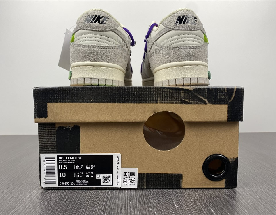 Off White Nike Dunk Low Lot 15 Of 50 Dj0950 101 12 - www.kickbulk.cc