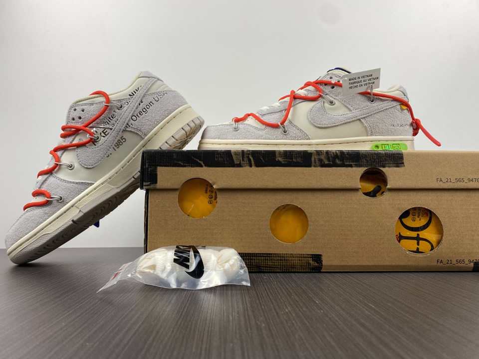 Off White Nike Dunk Low Lot 13 Of 50 Dj0950 110 7 - www.kickbulk.cc