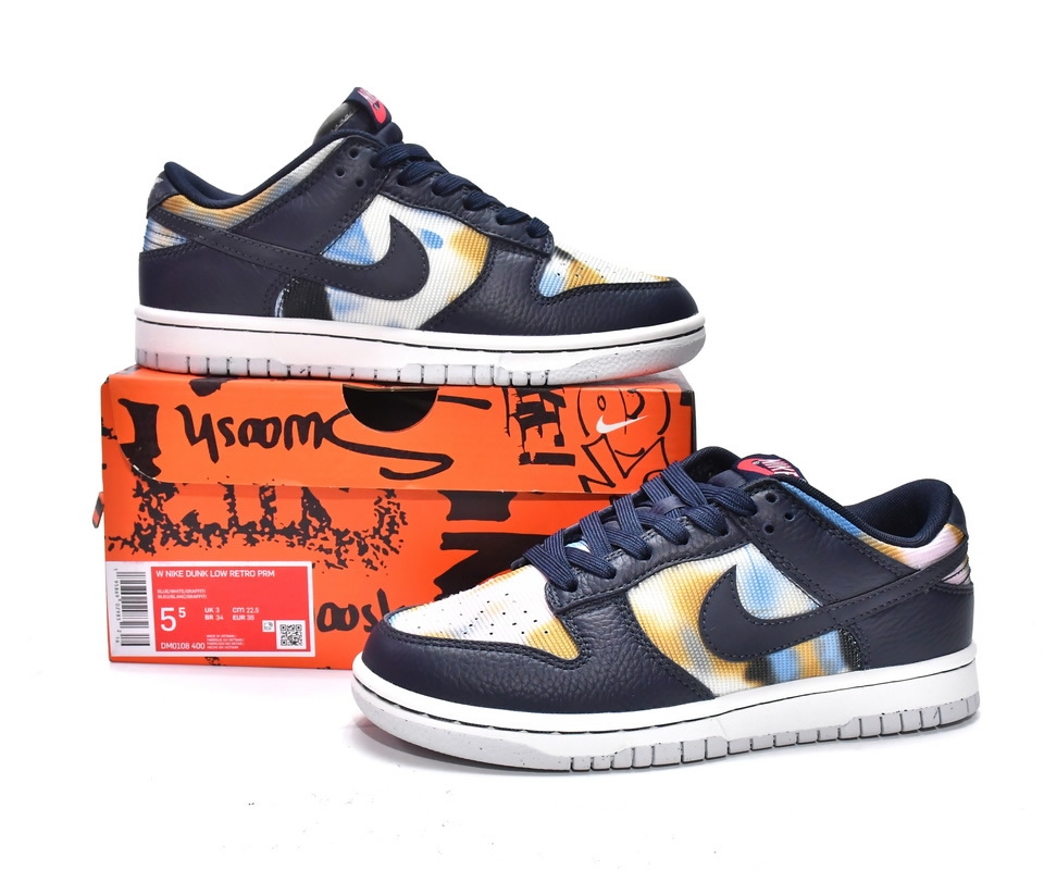 Nike Dunk Low Retro Premium Graffiti Pack Obsidian Dm0108 400 8 - www.kickbulk.cc