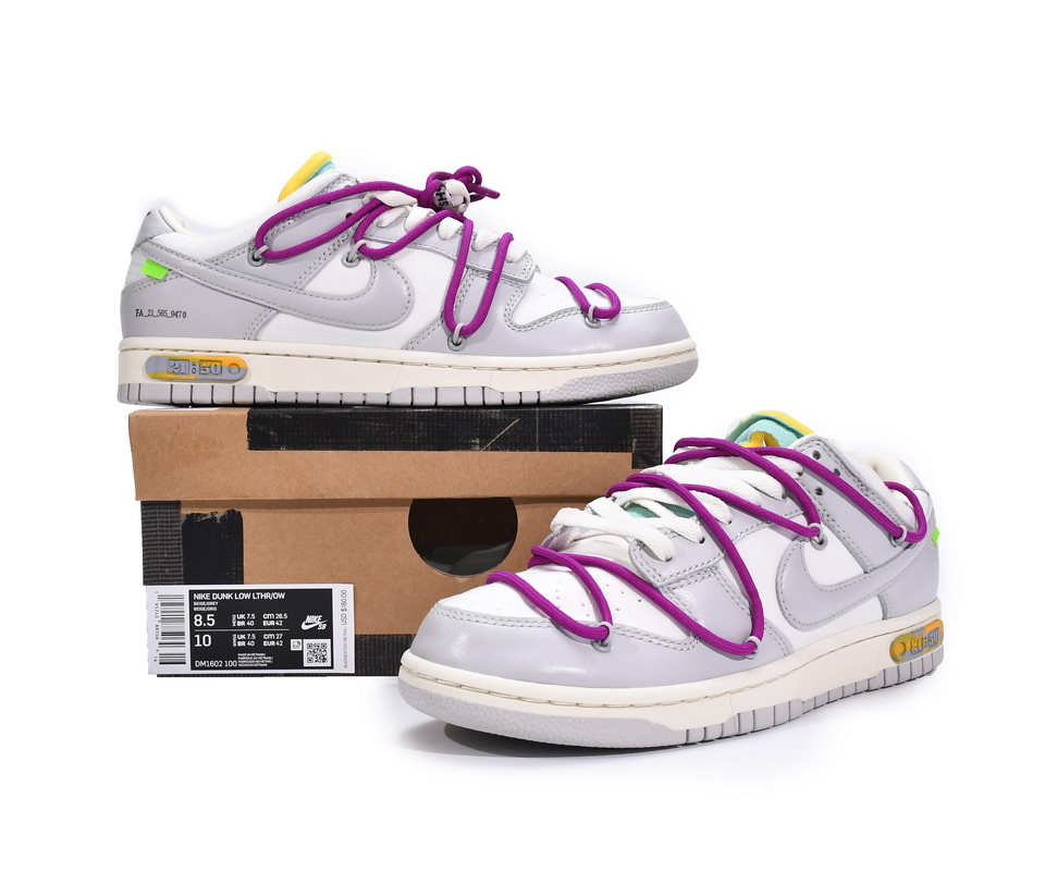 Off White Dunk Low Lot 21 Of 50 Dm1602 100 2 - www.kickbulk.cc