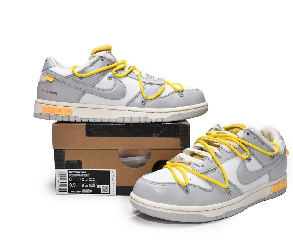 Off White Nike Dunk Low Lot 29 Of 50 Dm1602 103 2 - www.kickbulk.cc