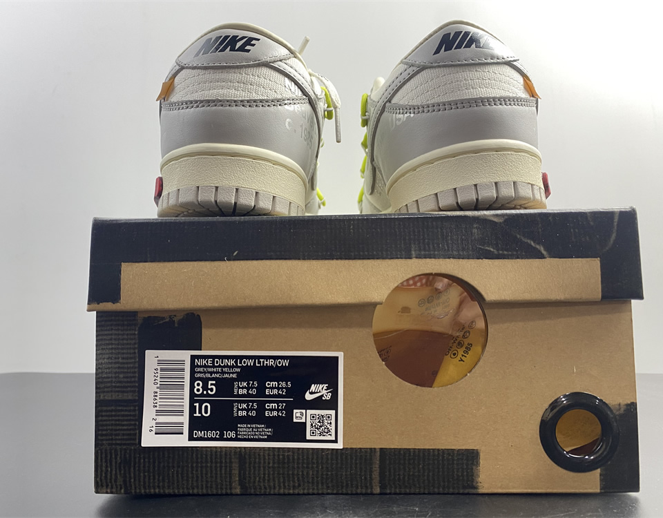 Off White Nike Dunk Low The 50 White Grey Dm1602 106 17 - www.kickbulk.cc