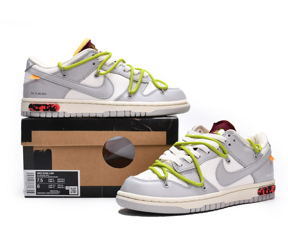 Off White Nike Dunk Low The 50 White Grey Dm1602 106 2 - www.kickbulk.cc